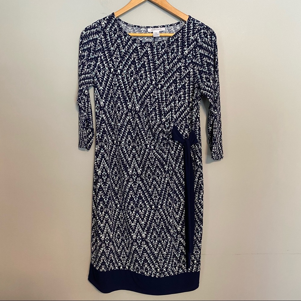 MOTHERHOOD MATERNITY sheath dress with tie